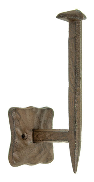 Railroad Spike Paper Holder