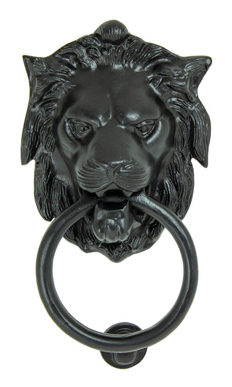 Aldaba con cabeza de león negra UX4545