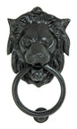 UX4545 Black Lion Head Door Knocker