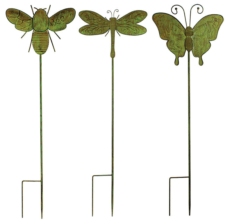 Insect garden stake