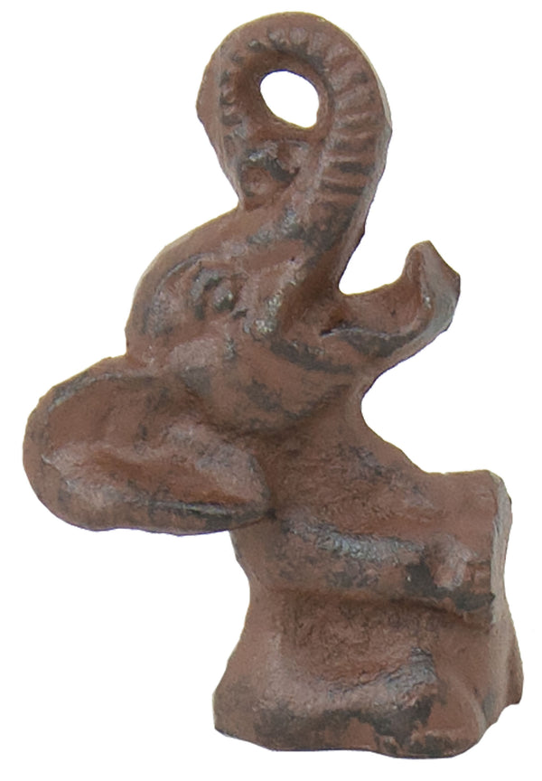 Cast Iron Elephant Bottle Opener - Trunk Up