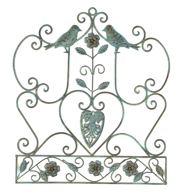 X2095 Bird Wall Decor - Off Blue