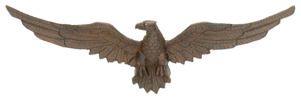 Large Cast Resin American Eagle Wall Plaque - Wings Raised