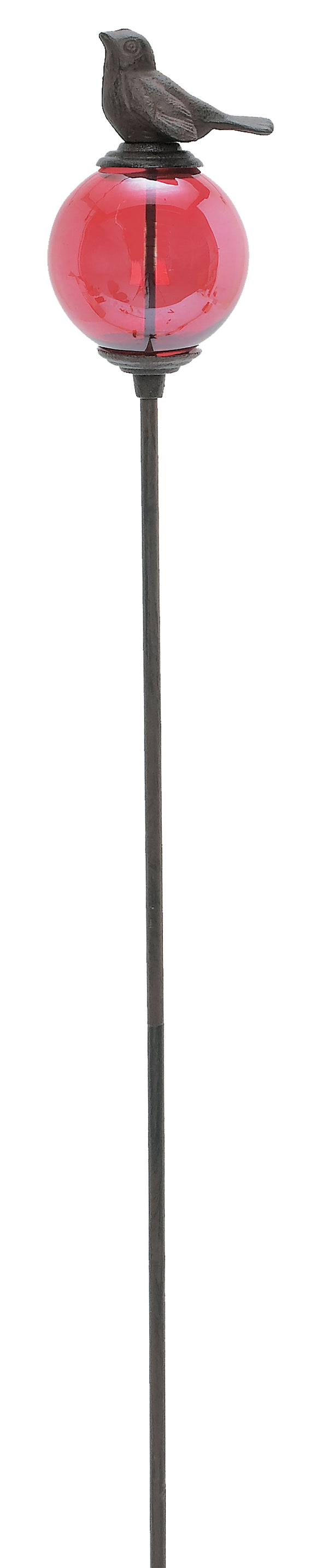 X8004 Red/Blue/Green Bird Stakes w/Globe