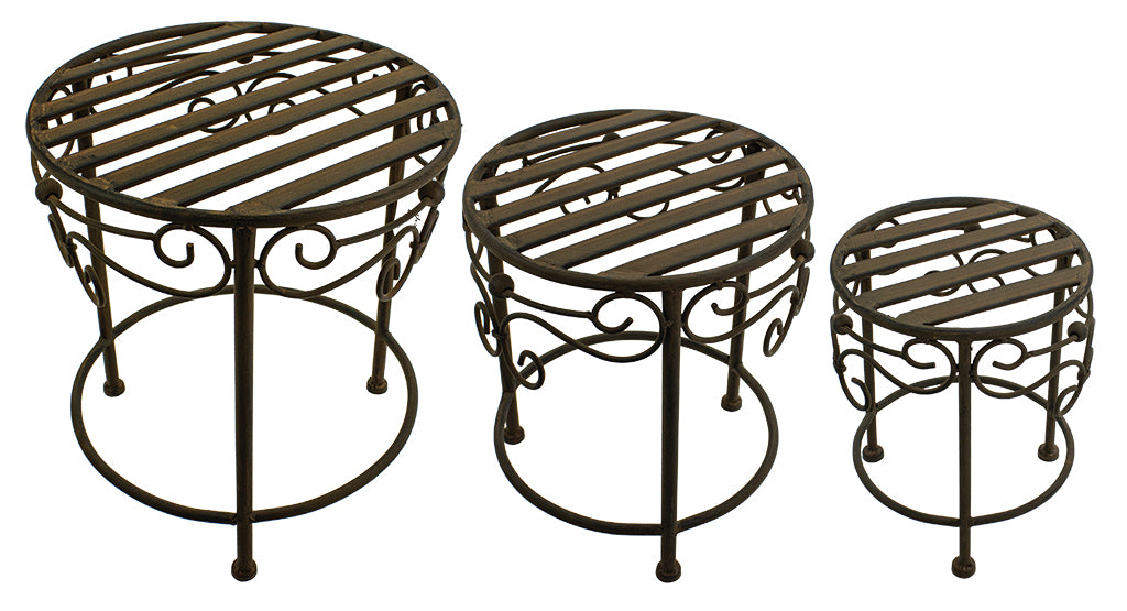 Round plant stands